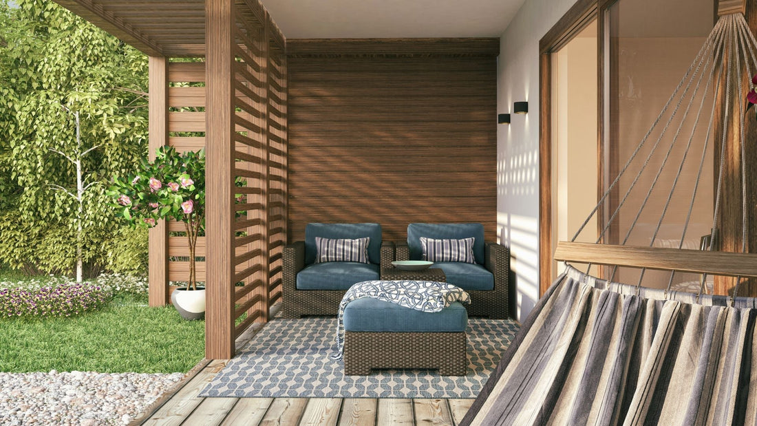 Is het een goed idee om een buitenkleed op een terras te leggen?