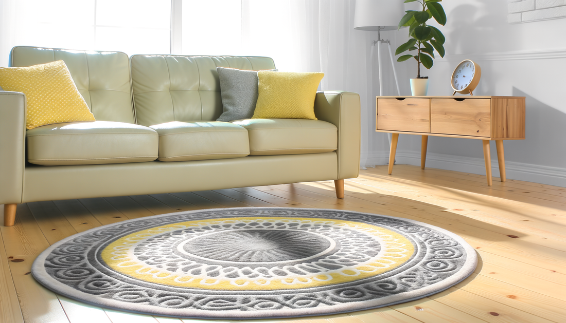 Wanneer kies je een rond kleed in de woonkamer?