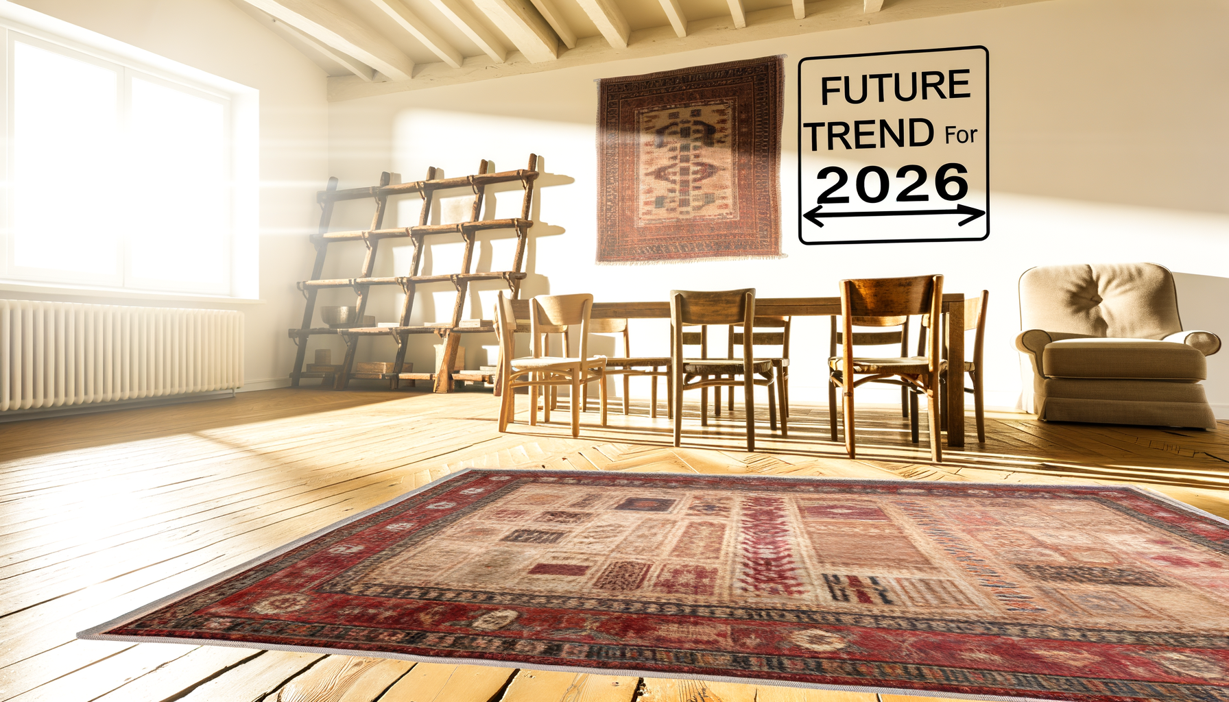 Zijn vintage vloerkleden nog trendy in 2026?