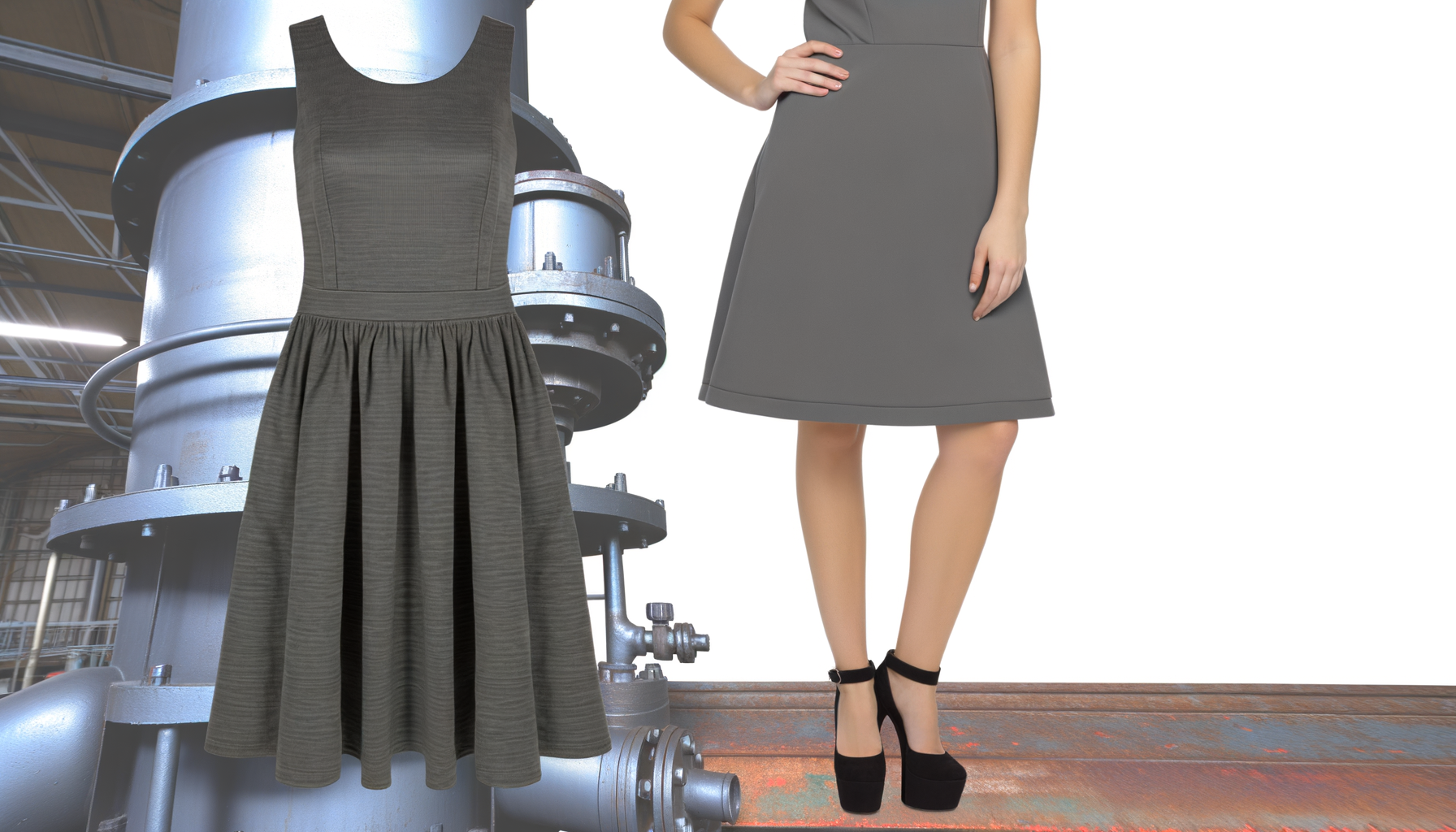 Past een grijs kleed bij een industriële look?