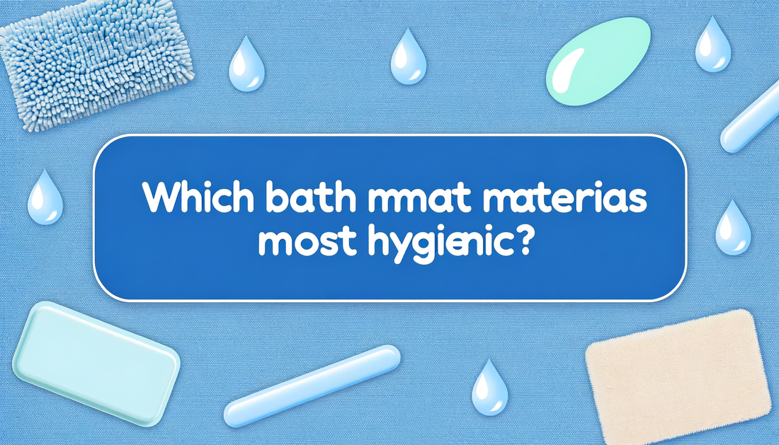 Welk materiaal badmat is het meest hygiënisch?