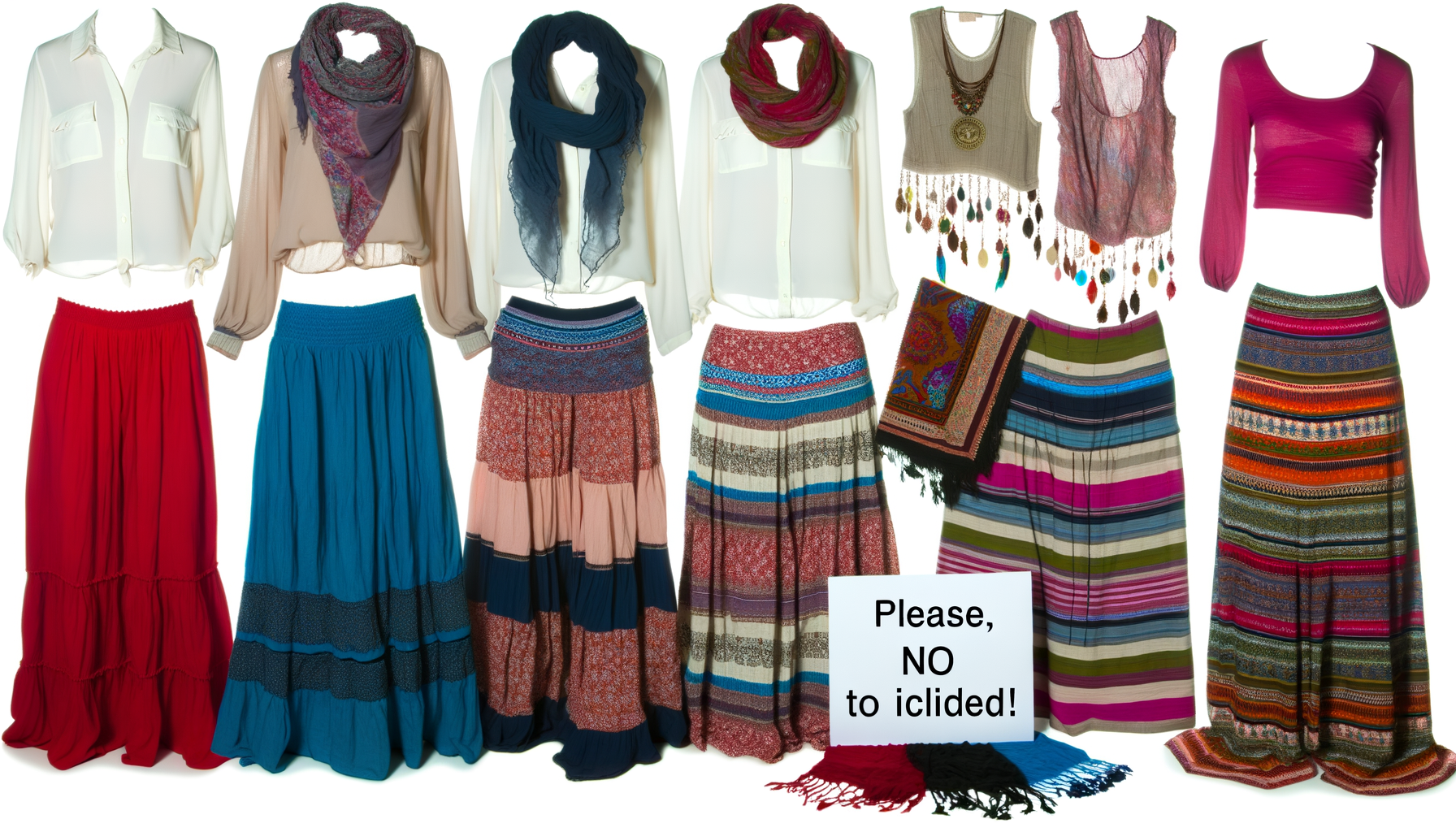 Kun je bohemian kleden over elkaar leggen (layering)?
