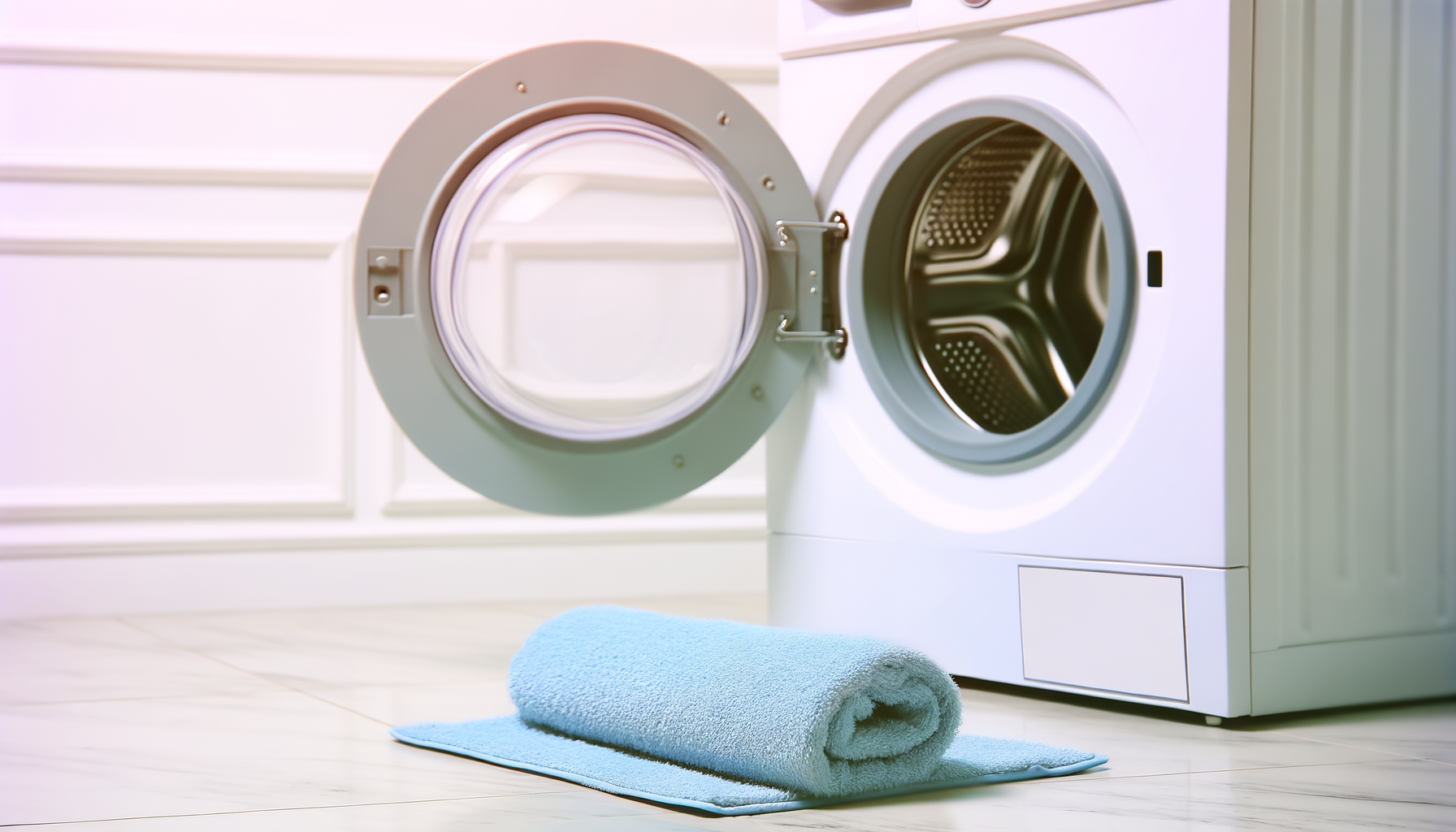 Kan een badmat in de wasmachine?