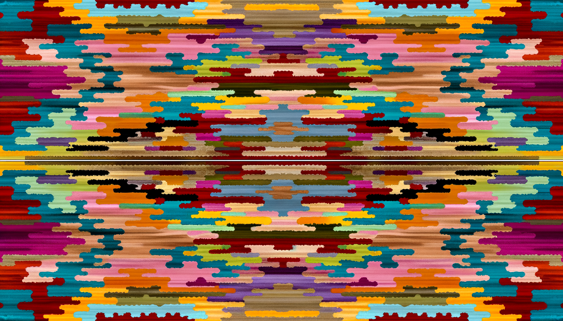 Hoe combineer je kleurrijke kunst met een modern kleed?