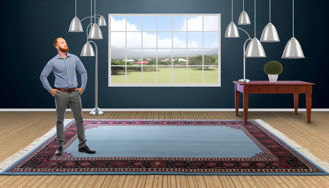 Maakt een groot vloerkleed de kamer groter?