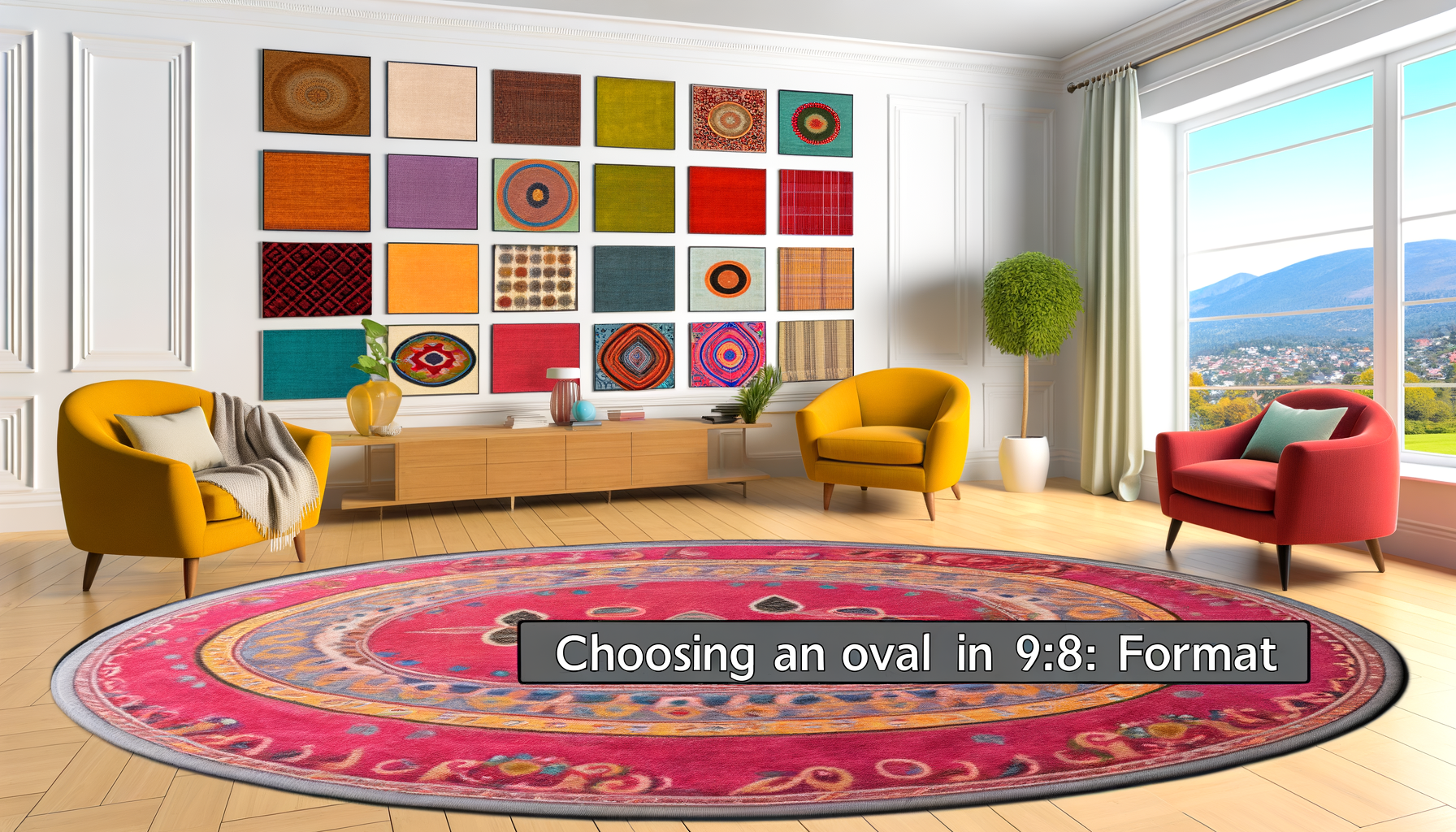 Wanneer kies je voor een ovaal vloerkleed?