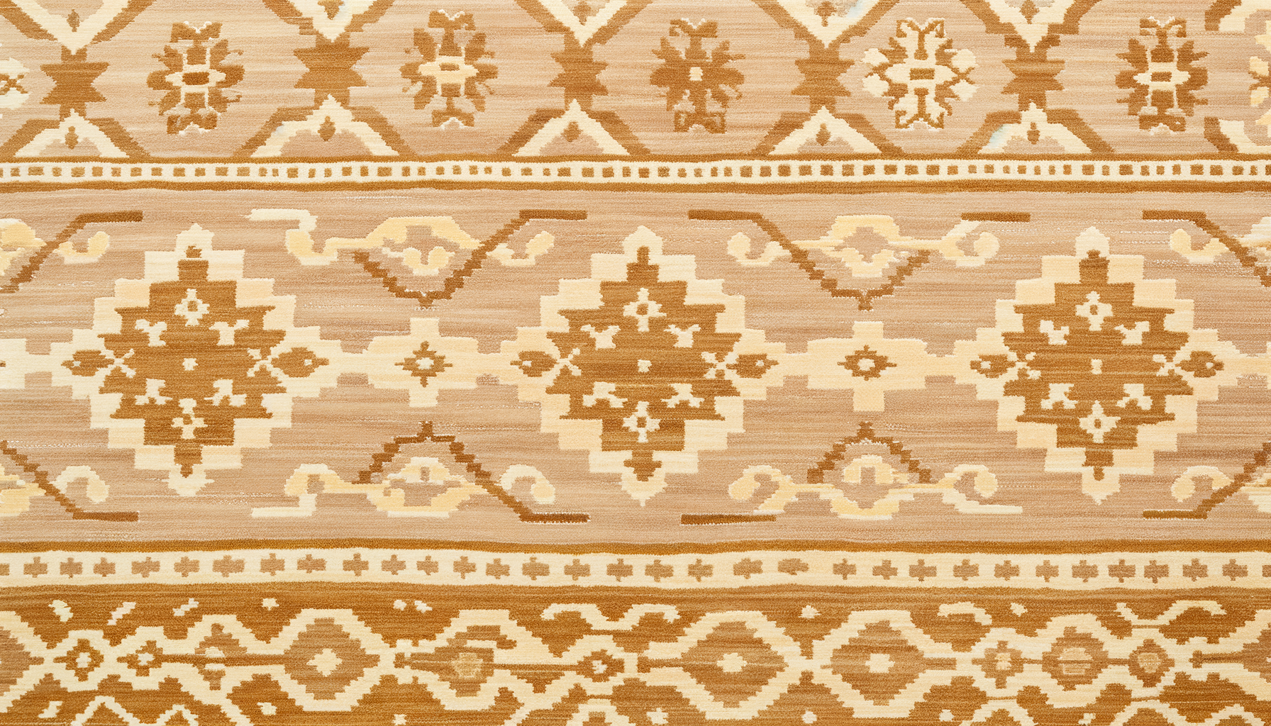 Zijn oosterse kleden in beige tinten zeldzaam?
