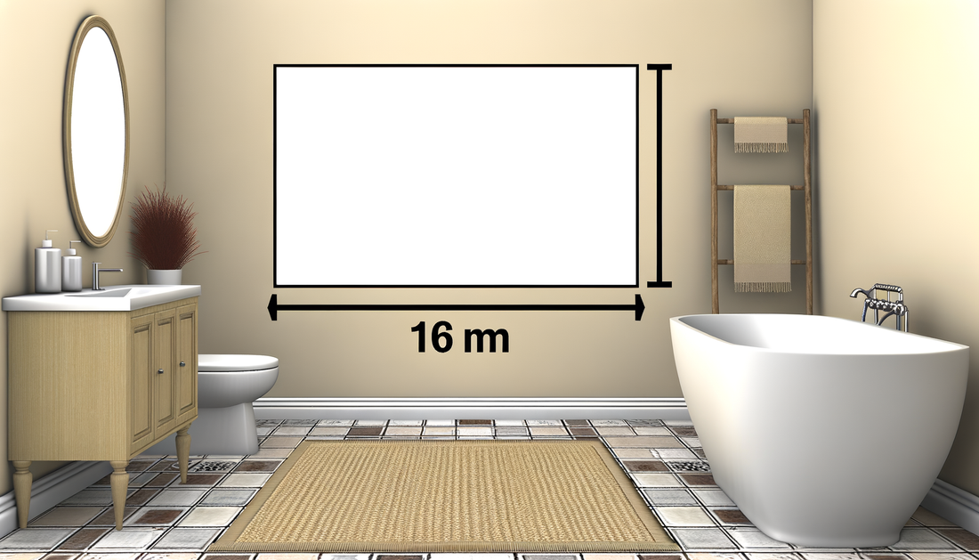 Hoe style je een beige badkamer met een mat?