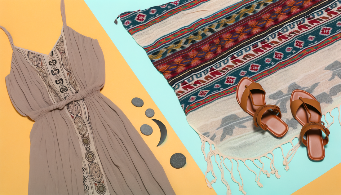 Geeft een bohemian kleed een vakantiegevoel?