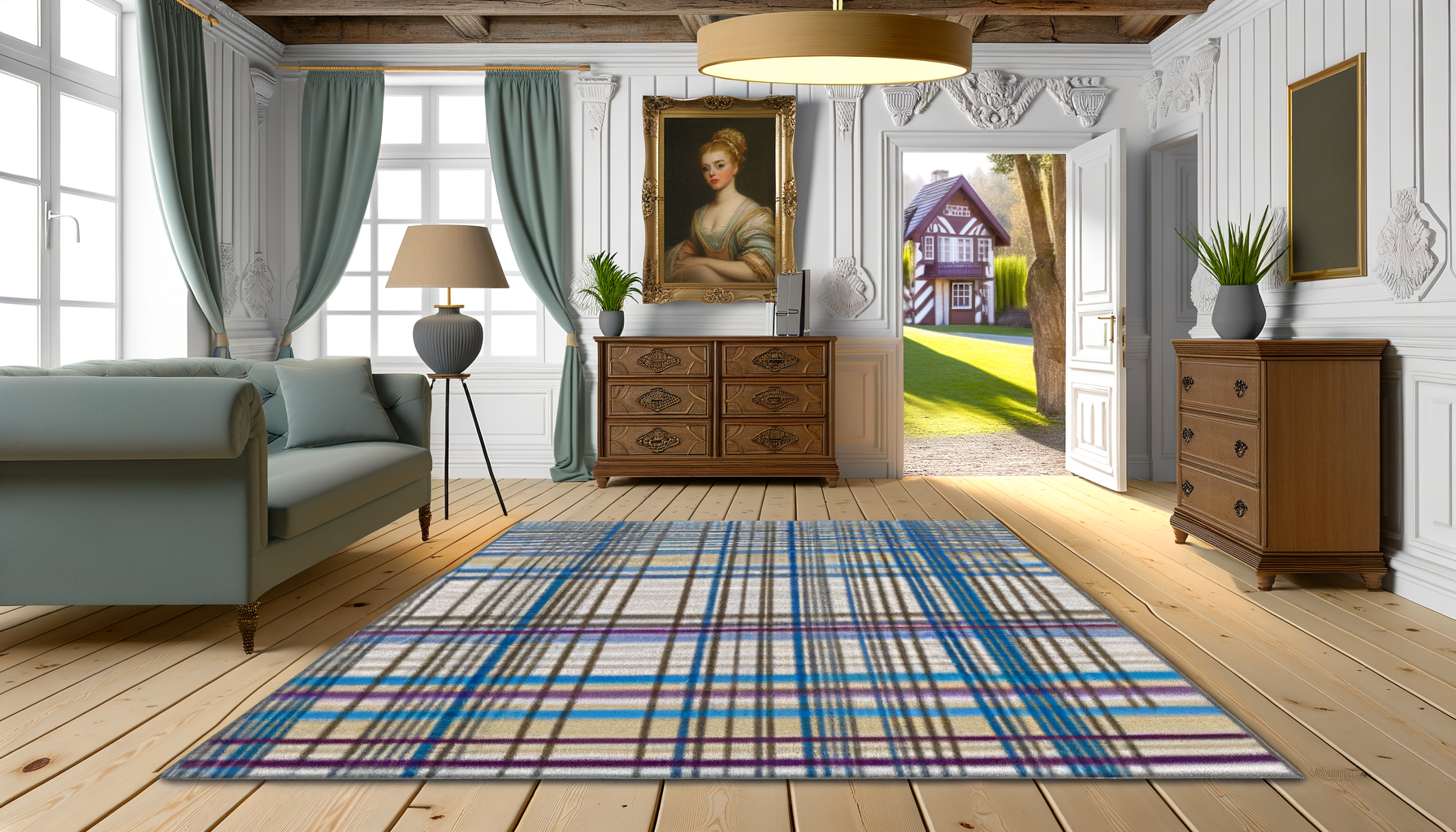 Past een modern kleed in een klassiek huis?