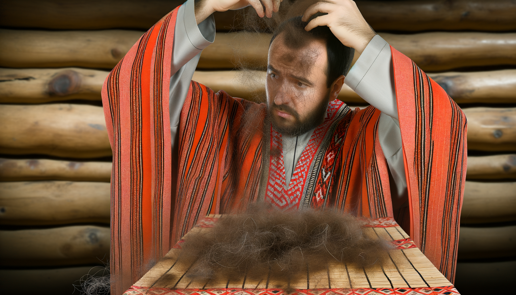 Verliezen berber kleden in het begin veel haar?