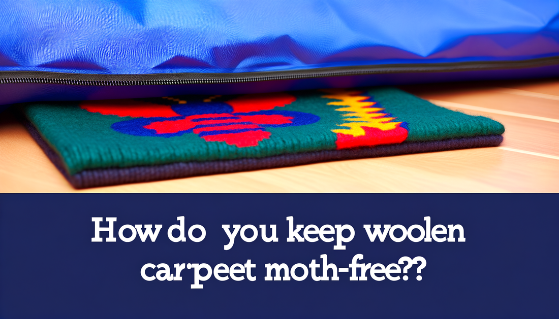 Hoe houd je een wollen kleed motvrij?