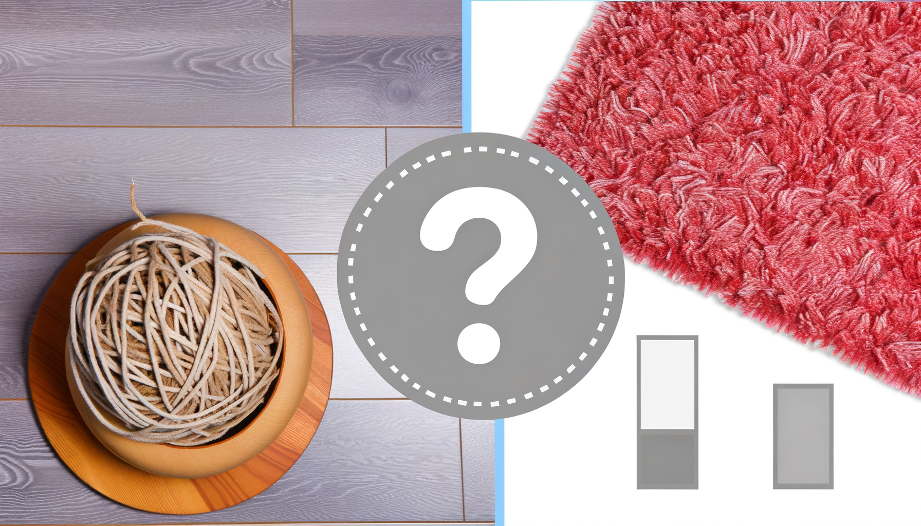 Welk materiaal vloerkleed is het warmst?