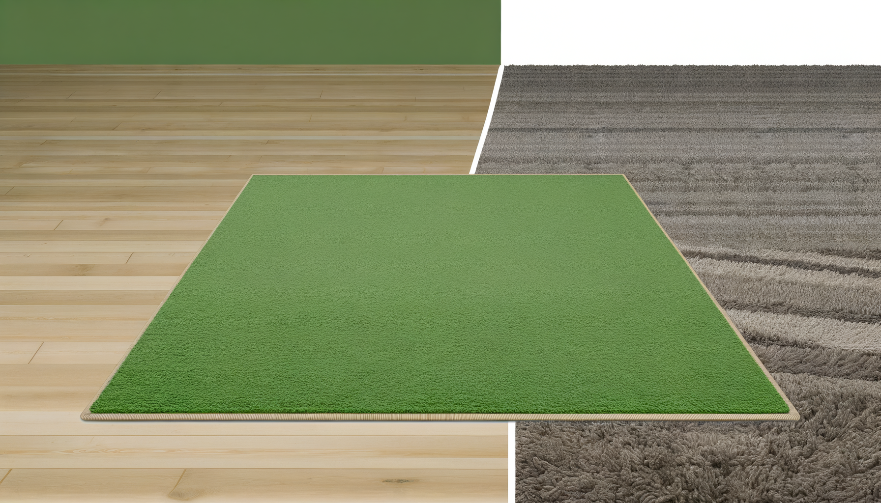 Waar koop je groene en grijze tapijten?