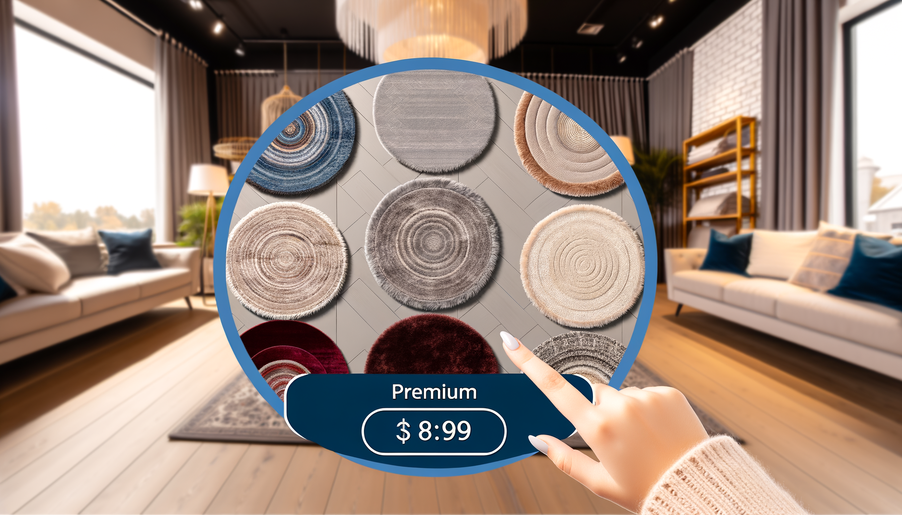 Waar koop je kwalitatieve ronde tapijten?
