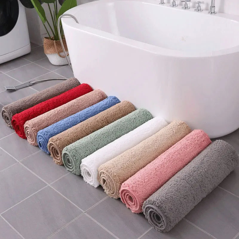 Mircrofiber Bath Mat Super Absorbent Bathroom Carpets Rugs Bathtub Floor Mat Doormat For Shower Room Toilet Bathroom