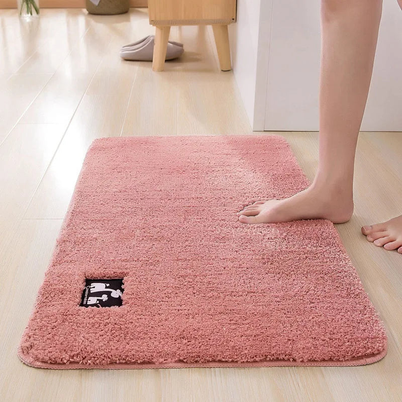Mircrofiber Bath Mat Super Absorbent Bathroom Carpets Rugs Bathtub Floor Mat Doormat For Shower Room Toilet Bathroom