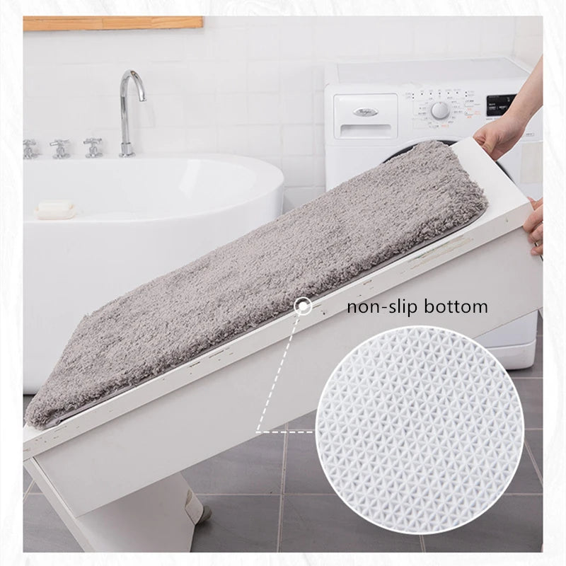 Mircrofiber Bath Mat Super Absorbent Bathroom Carpets Rugs Bathtub Floor Mat Doormat For Shower Room Toilet Bathroom