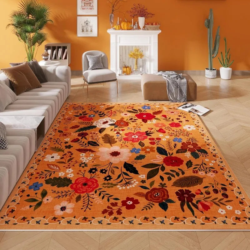 Groot Vloerkleed Bloemen - SY2146-YZ / 100x160cm