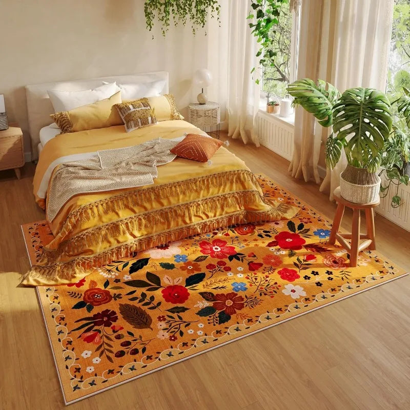 Groot Vloerkleed Bloemen