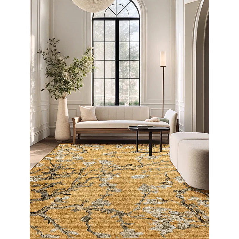 Design Vloerkleed Met Bloemen