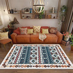 Bohemian Style Vloerkleed - BS-106-Flannel-9 / 3.2x5.2ft(100x160cm)