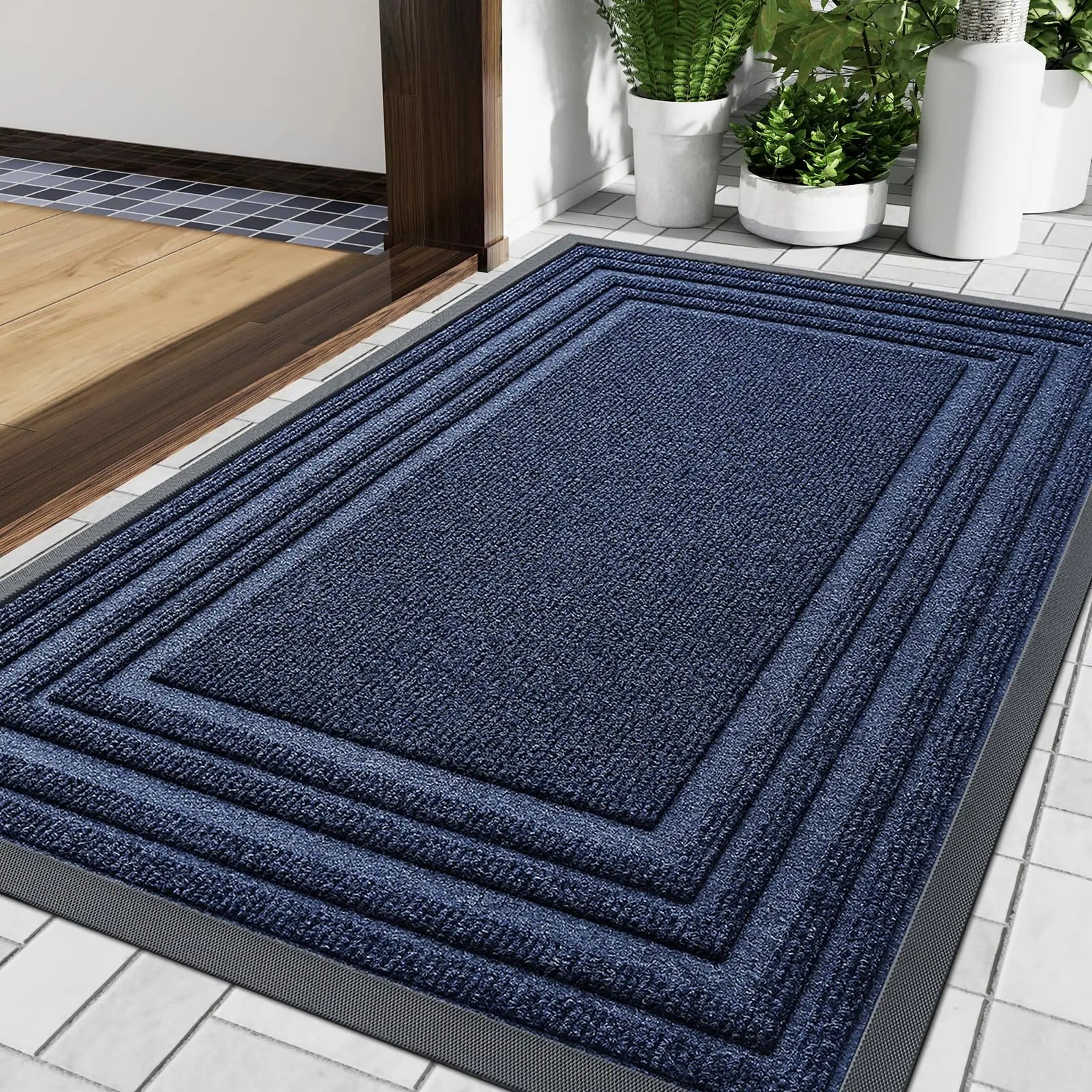 Deurmatten Voor Binnen - Navy / 40x60cm / CHINA
