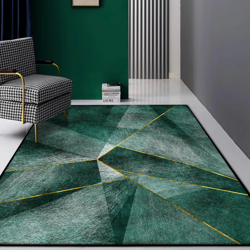 Vloerkleed Met Groen - Flannel-2 / 2.6x5.2ft(80x160cm)