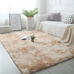 Hoogpolig Vloerkleed Beige - 40x60cm
