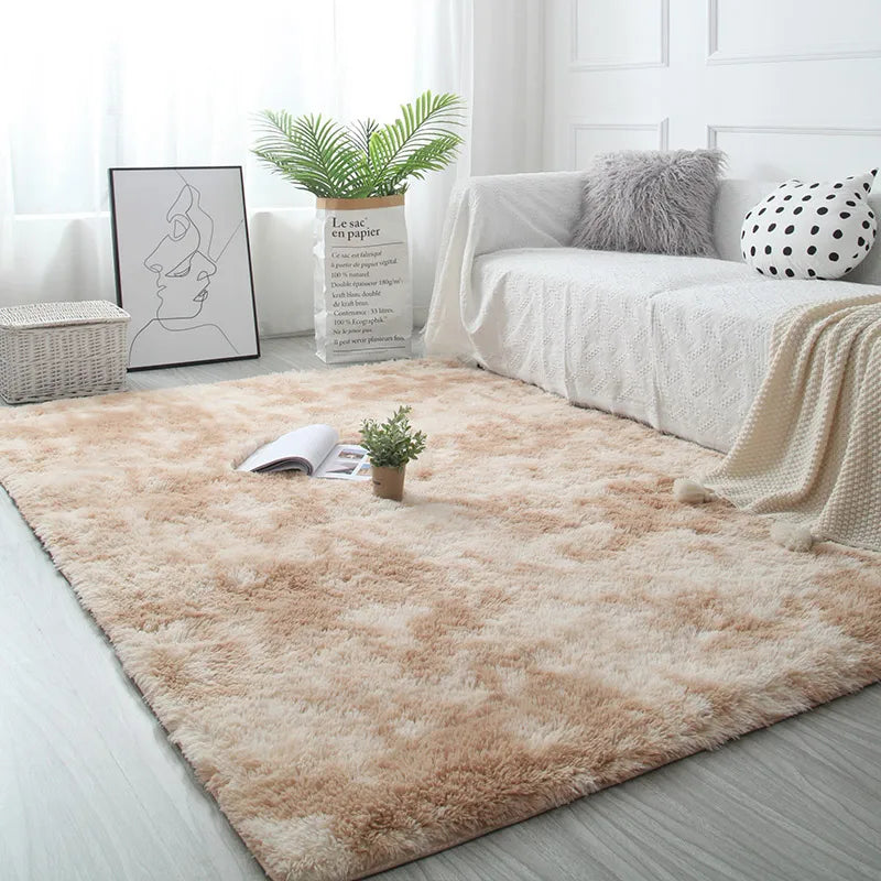 Hoogpolig Vloerkleed Beige - 40x60cm