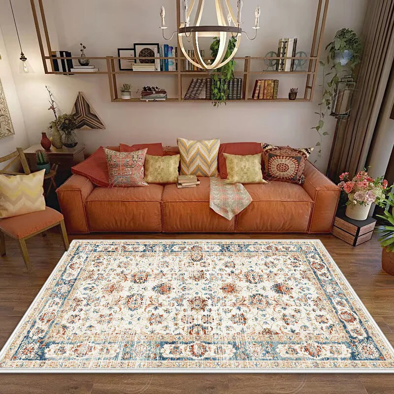 Vintage Bohemian Vloerkleed - Flannel-8 / 6.5x8.2ft(200x250cm)