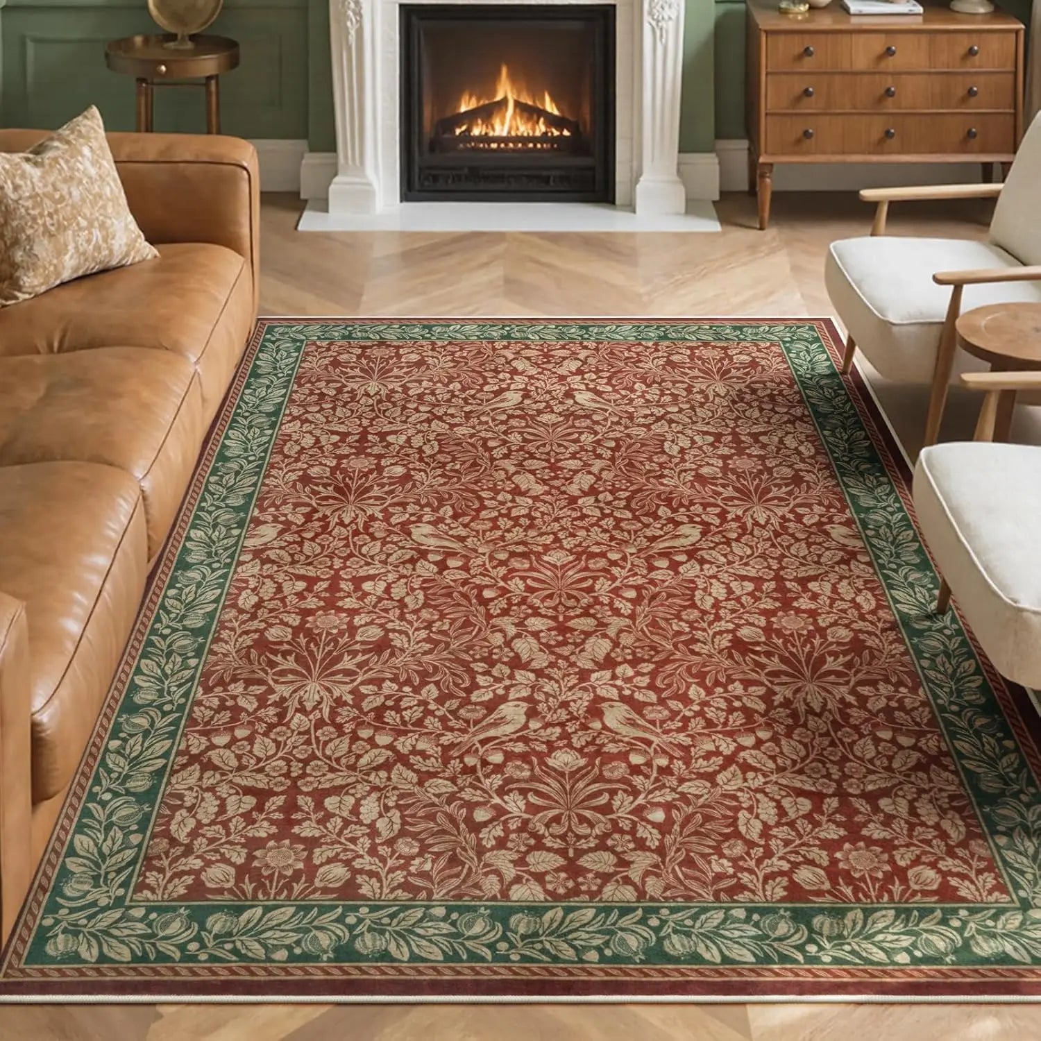Vloerkleed Met Bloemen - ZQ-2508266636 / 180x200CM