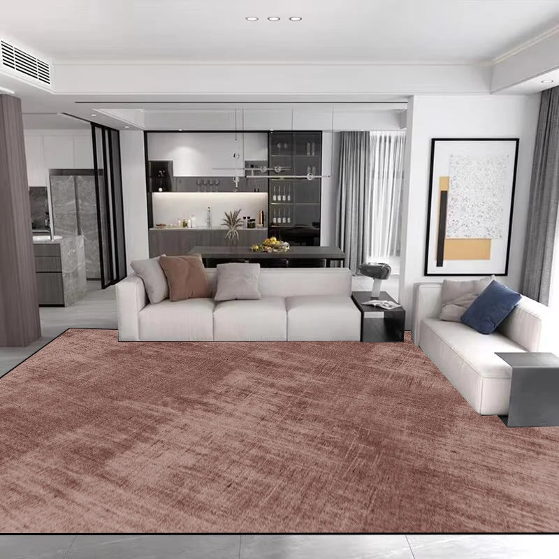 Light Luxury Minimalism Large Living Room Carpet Solid Color Home Decoration Bedroom Rug 200x300 Grey Soft Non-slip