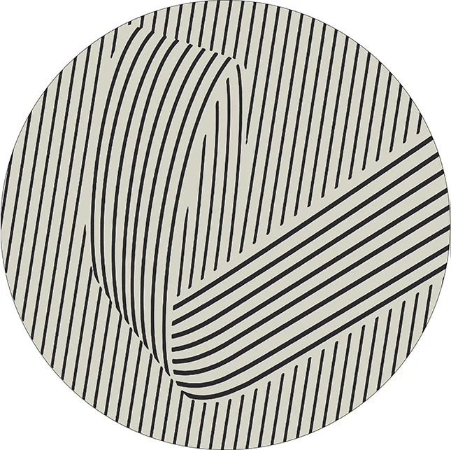 Vloerkleed Woonkamer Rond - 80cm