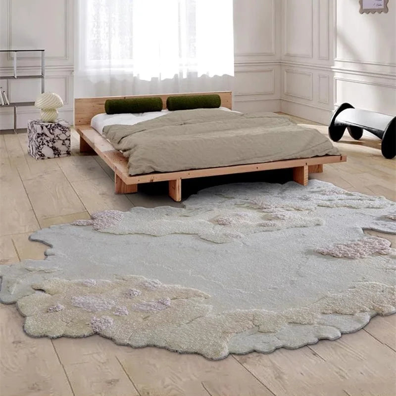 Vloerkleed Beige Organisch