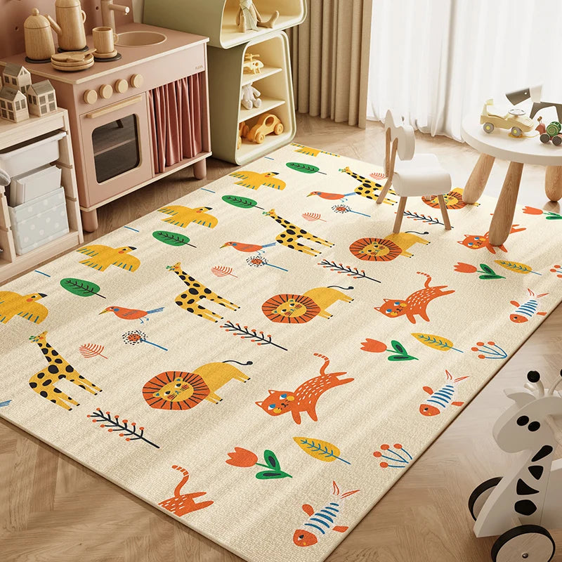 Dieren Vloerkleed Kinderkamer - 80x120cm