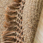 Jute Vloerkleed Rond - 100x100cm