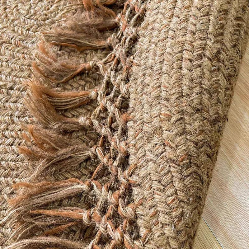 Jute Vloerkleed Rond - 100x100cm