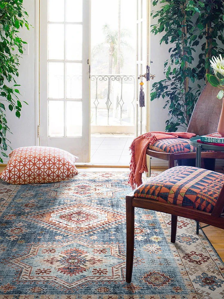 Vintage Vloerkleden Blauw