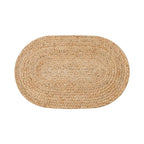 Jute Vloerkleed Ovaal - A / Customized size