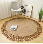 Jute Vloerkleed Rond - 100x100cm