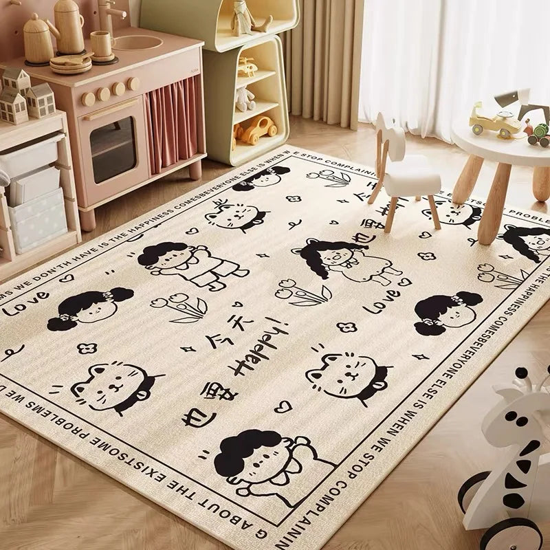 Beige Vloerkleed Babykamer - FLR 7 / 160X230CM(5.3X7.6FT