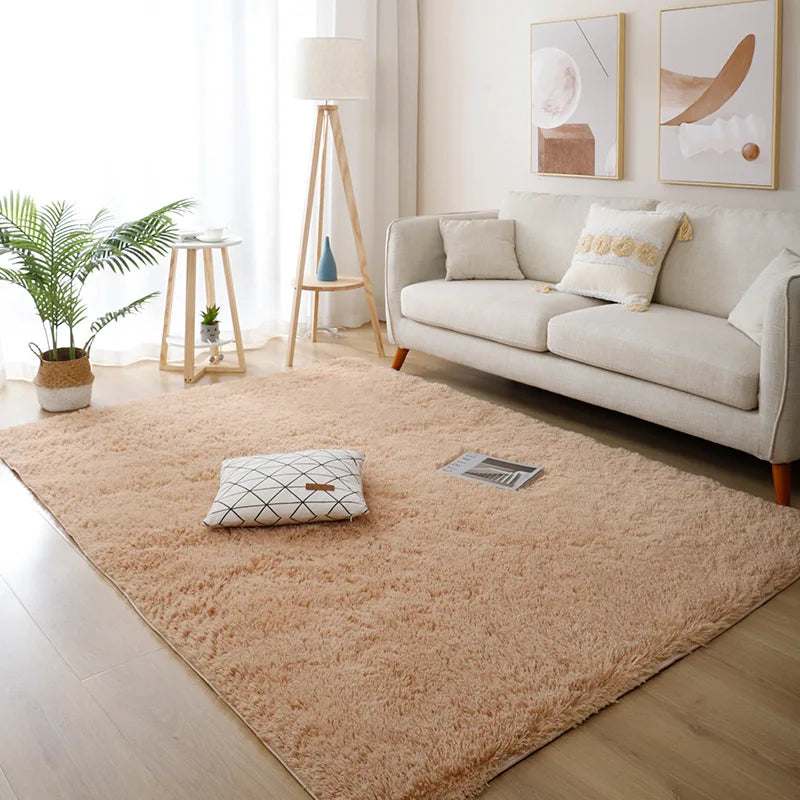 Vloerkleed Beige Hoogpolig - 40x60cm