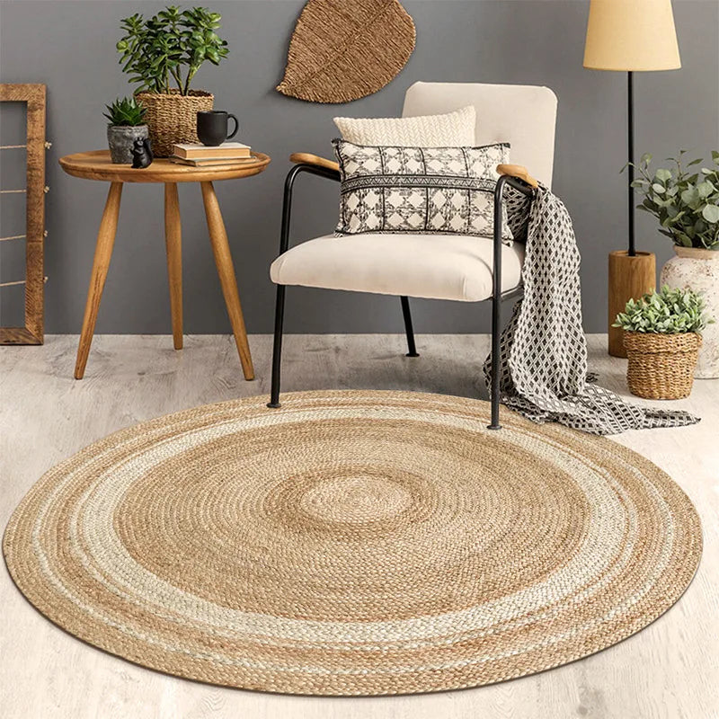 Ronde Jute Vloerkleed