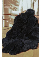 Organische Vorm Vloerkleed Groot - black / 80X150CM / CHINA