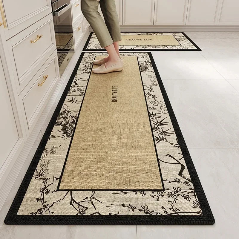 Kitchen Floor Mat Home Decoration Rug Non-slip Carpet Anti-slip Area Rugs Kitchen Foot Mats 주방바닥매트 Alfombra Cocina שטיח
