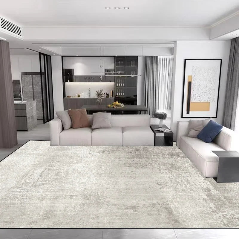 Light Luxury Minimalism Large Living Room Carpet Solid Color Home Decoration Bedroom Rug 200x300 Grey Soft Non-slip