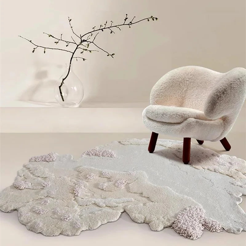 Vloerkleed Beige Organisch