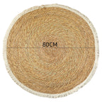 Rond Vloerkleed Jute - Beige / 800MMx800MM