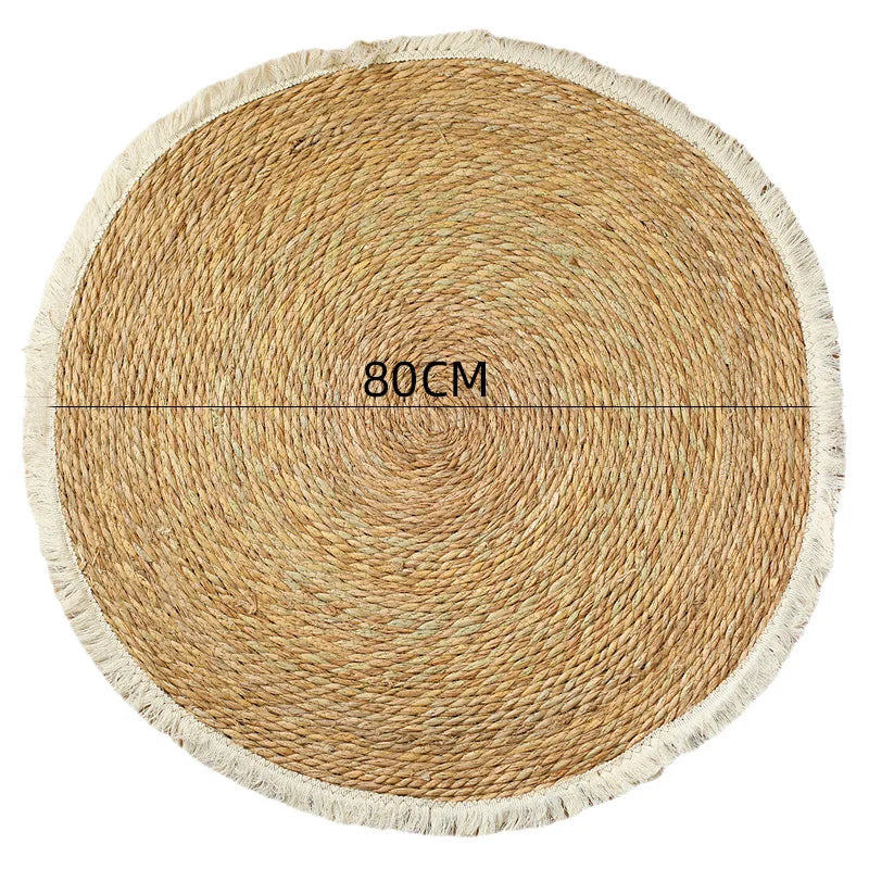 Rond Vloerkleed Jute - Beige / 800MMx800MM